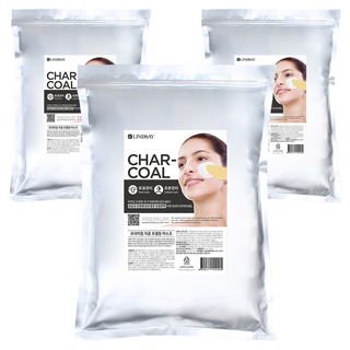 린제이 프리미엄 차콜 모델링팩 1kg, 1개입, 3개