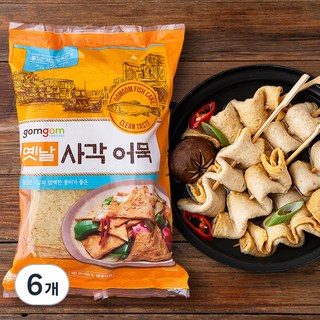 곰곰 옛날 사각 어묵 (냉장), 990g, 6개