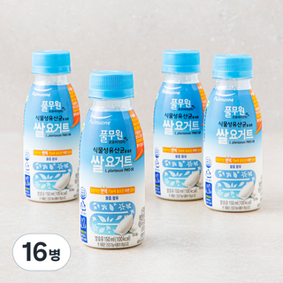 풀무원녹즙 식물성유산균 쌀 요거트, 150ml, 1개입, 16개