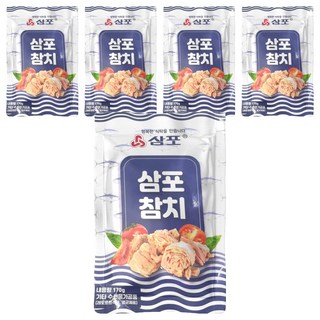 삼포 살코기 참치, 170g, 5개
