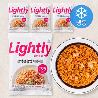 대상 라이틀리 매콤해물 곤약볶음밥 (냉동), 200g, 4개 대표 이미지 - 매콤한 음식 추천