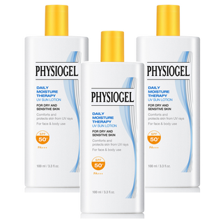 피지오겔 데일리 모이스쳐 UV 패밀리 썬 로션 SPF50+ PA+++, 100ml, 3개