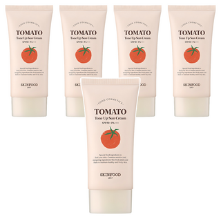 스킨푸드 토마토 톤 업 선크림 SPF50+ PA+++, 50ml, 5개