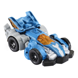 Vtech 聲光變形恐龍車 附測試電池 三角龍 聲光玩具 變形玩具 兒童玩具, 1組