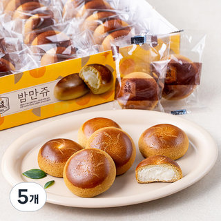 삼립 주종발효 밤만쥬, 27g, 40개입, 5개