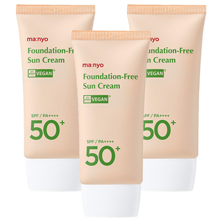 마녀공장 파데프리 선크림 SPF50+ PA++++, 50ml, 3개