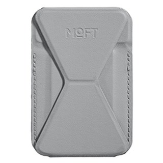 MOFT 磁吸式手機支架 MOVASTM 支援 MagSafe, 金屬板 磁鐵 人造皮革 玻璃纖維材質, 水泥灰, 1個