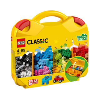 LEGO CLASSiC 經典系列 創意手提箱 Creative Suitcase, 附格子收納樂高零件, 1盒