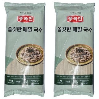 풍국면 쫄깃한 메밀 국수, 1kg, 2개