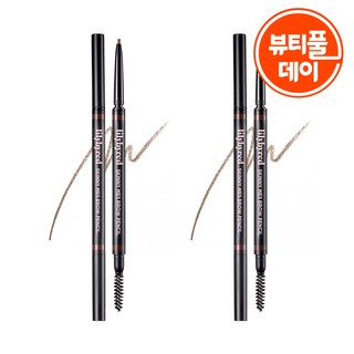 릴리바이레드 스키니 메스 브로우 펜슬 0.06g, 03 다크 브라운, 2개