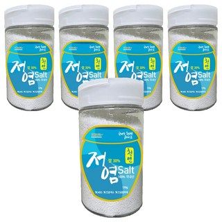 화홍유록 천연 쌀 30% 저염소금, 120g, 5개
