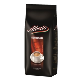 Alberto 艾伯特 義式咖啡豆 Espresso 全豆,德國原裝進口 優質咖啡豆 義式烘焙, 咖啡豆(無研磨), 1kg, 1包