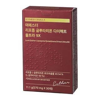 에스더포뮬러 여에스더 리포좀 글루타치온 다이렉트 울트라 9X, 30회분, 1개