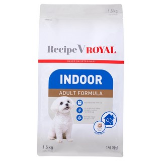 유한양행레시피브이 강아지 로얄 미니 인도어 기능성사료