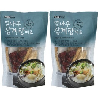 청솔 엄나무 삼계탕 재료 110g, 2개 세트 청솔 엄나무 삼계탕 재료 110g, 2개 세트