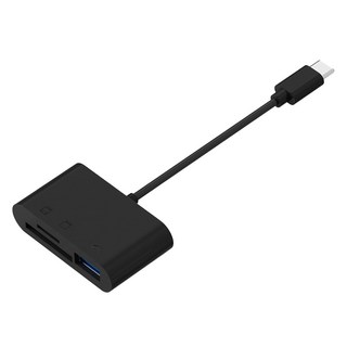 아이엠듀 C타입 3 in 1 USB TF SD카드 리더기