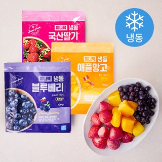 웰팜 미니팩 블루베리+딸기+망고 세트로 해결