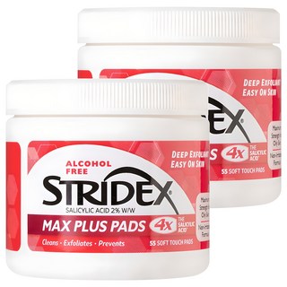 스트라이덱스 맥스 플러스 패드 180g, 2개, 55매입