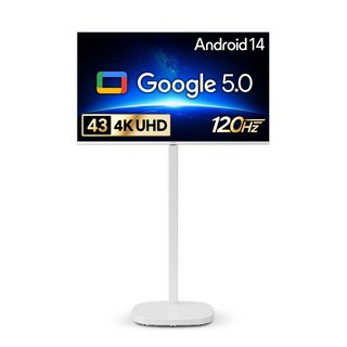 더함 4K UHD 돌비 AI 구글5.0 스마트TV 화이트 에디션 + 삼탠바이미 스탠드 큐브 세트, UA431UHD M9GP CINEMA60 2025 WHITE, 고객직접설치, 스탠드형, 109cm(43인치)
