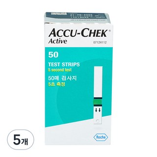 아큐첵 액티브 혈당 시험지, 50매, 5개
