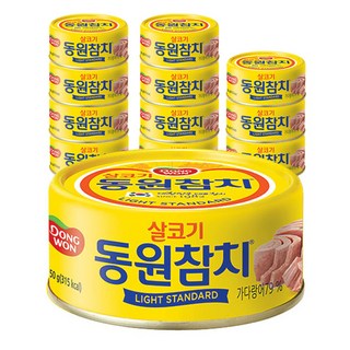 동원 라이트 스탠다드 참치 150g 12개 상품 이미지