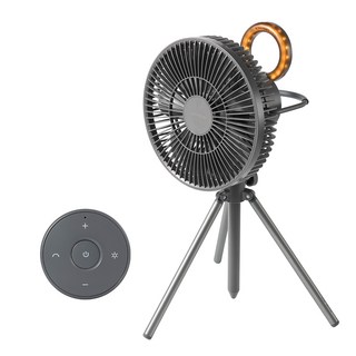 벤딕트 언템드 무선 LED 차박 캠핑 선풍기 BLDC 더 블로우 서큘레이터, GREY