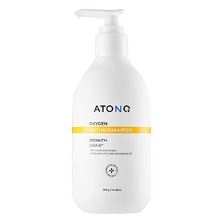 Atono2 純氧沐浴洗髮精, 添加溫和保濕專利成分CERA-O保濕複合物, 任何膚質皆適用, 500ml, 1瓶