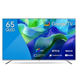 더함 4K UHD QLED 구글 OS TV, 165cm(65인치), NA651QLED SMART HOME60 24k1, 무타공 벽걸이형(추가비용발생), 방문설치