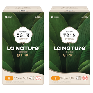 라네이처 팬티라이너, 롱, 56개입, 2개
