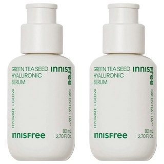 INNISFREE 綠茶籽玻尿酸保濕精華, 80ml, 2瓶