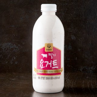 강훈목장 수제요거트 딸기, 1L, 1개입, 1개