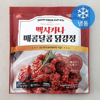 멕시카나 매콤달콤 닭강정 (냉동), 500g, 1개