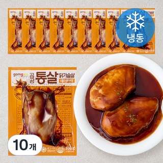 곰곰 통살 닭가슴살 데리야끼맛 (냉동), 100g, 1개입, 10개