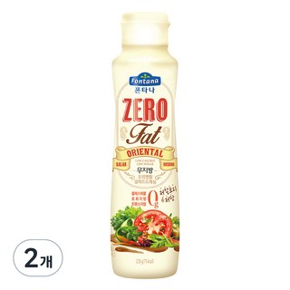 폰타나 무지방 오리엔탈 저칼로리 드레싱, 235g, 2개