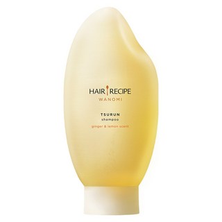 HAIR RECIPE 髮的食譜 米糠溫養修護洗髮露 生薑檸檬香氛, 日本直送 自然純米養髮 溫和養護頭皮 髮絲綻放光澤, 350ml, 1瓶