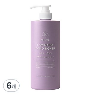 라페름 라미나리아 컨디셔너 화이트 머스크향, 6개, 1000ml
