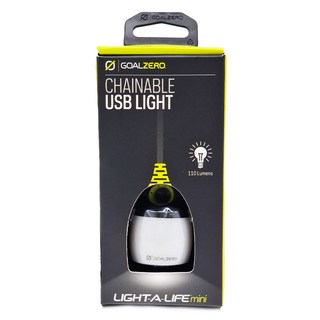 GOALZERO Light A Life Mini USB 燈 V1 LED串連垂吊營燈, 110流明, 可串接4盞, Light A Life Mini USB Light V1, 1個