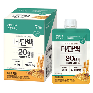 더단백 파우더 곡물 프로틴, 32g, 7개