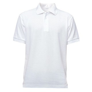 CARET 短袖Polo衫, M, 白色