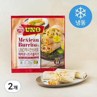 오뚜기 리얼 멕시칸 브리또 페페로니트리플치즈 (냉동), 125g, 3개입, 2개