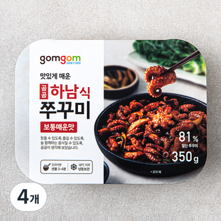곰곰 하남식쭈꾸미 보통매운맛 (냉동), 350g, 4개