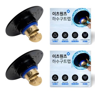 이츠원츠 화장실 냄새 벌레 차단 하수구 트랩, 2개