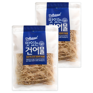 해맑은푸드 얇은쥐포채, 400g, 2개