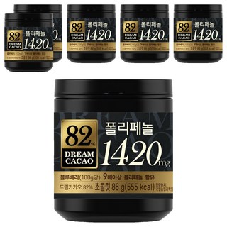 롯데웰푸드 드림카카오 82%, 86g, 6개