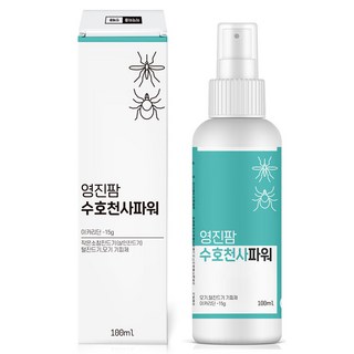 영진팜 수호천사파워 이카리딘 15% 모기 진드기 기피제...