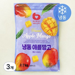베리밸리 애플망고 (냉동), 2kg, 3개