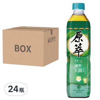 原萃 綠茶玉露, 獨特雲霧工法 無糖 無香料 日本茶葉, 580ml, 24瓶
