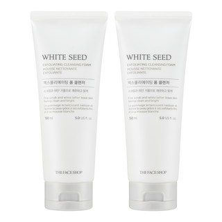 더페이스샵 화이트씨드 엑스폴리에이팅 폼 클렌저, 150ml, 2개