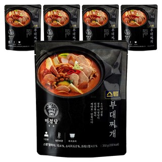 미정당 스팸 부대찌개, 5개, 350g