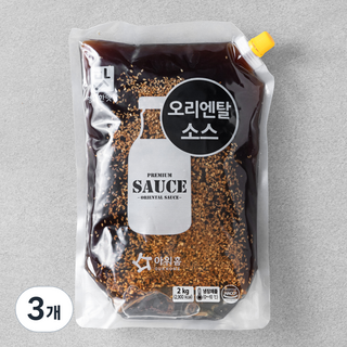 아워홈 행복한맛남 오리엔탈소스 2kg 3개 상품 이미지